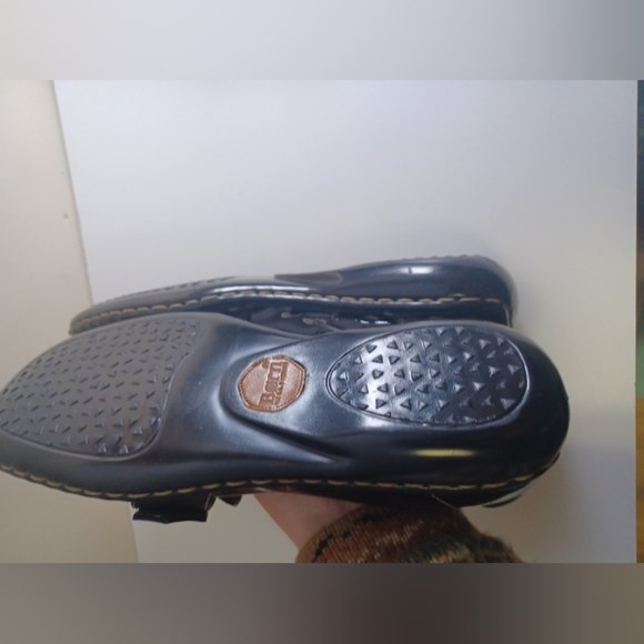 New BOC Born Black Patent Slip On Casual Loafters Sz 9 Lacquer No Box/tags - Picture 6 of 7